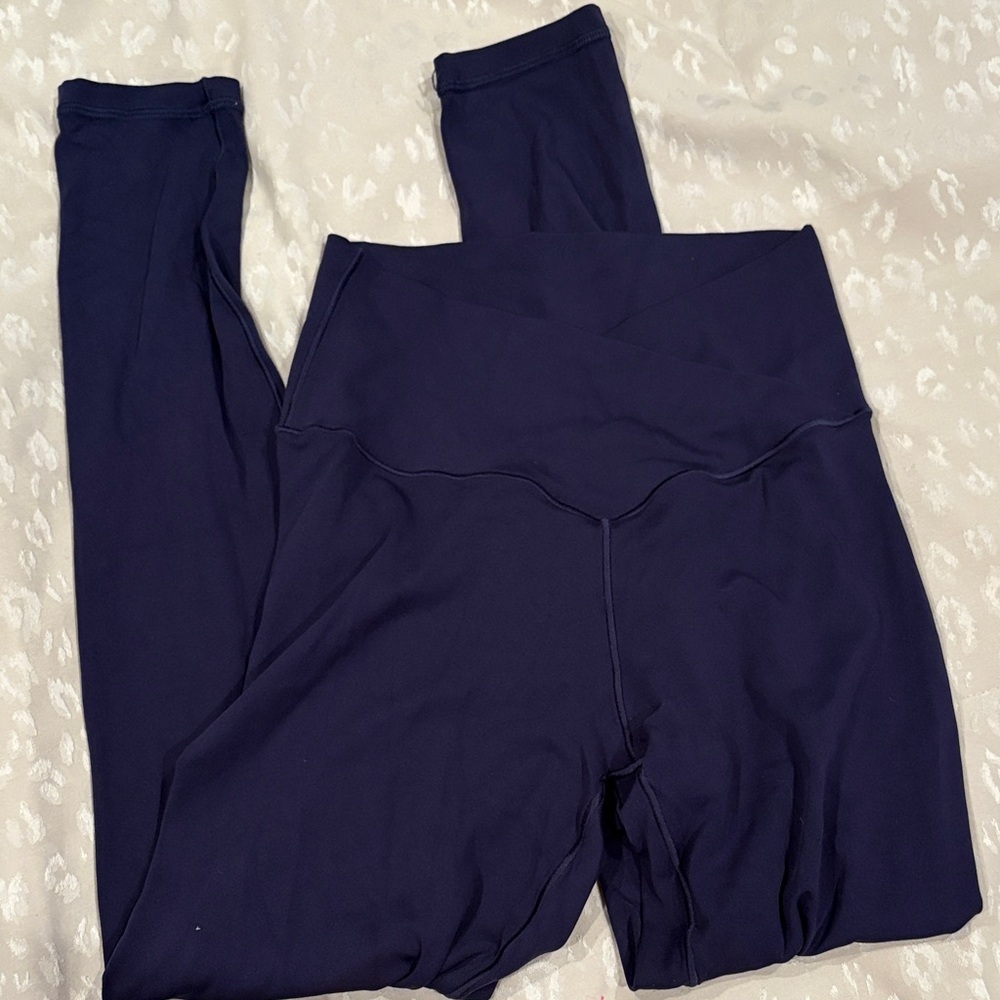 Offline by Aerie Navy cross High-Waisted Leggings